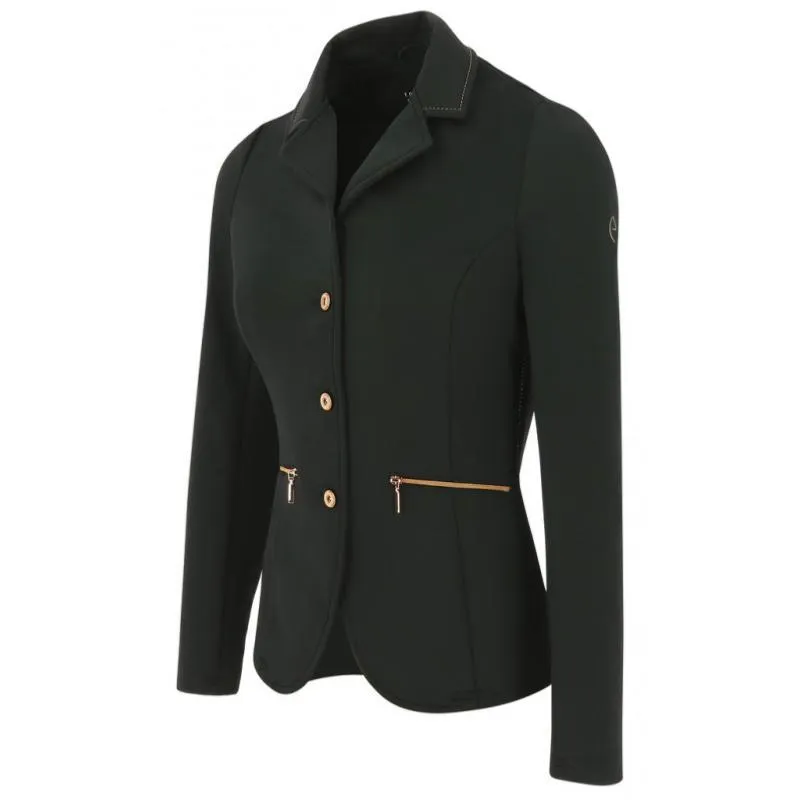Veste Concours FEMME Zip et Bouton Rosegold ATHENS, EQUITHME 34 FR FEMME NOIR Meilleur Prix