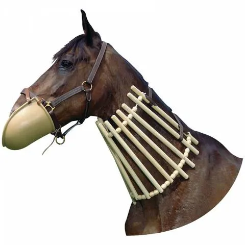 Soldes Collier de bois pour chevaux en soin