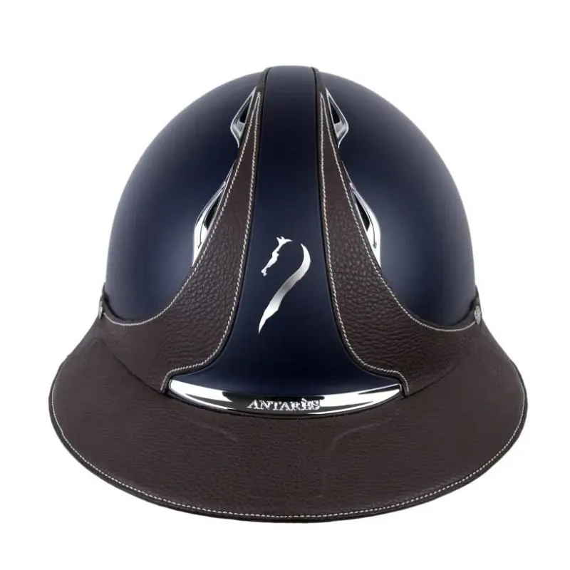 Offre Du Jour ANTARES - Casque GALAXY Marine Cuir Choco Visire ECLIPSE 54 S MARINE/CHOCO