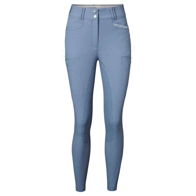 MOUNTAIN HORSE - Pantalon femme fond silicone 6 poches KATE 34 FR FEMME BLEU Vente Directe