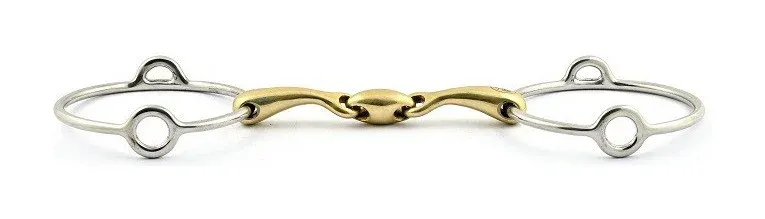 Acheter En Ligne Mors releveur Jump'In grands anneaux double brisure - 135 mm