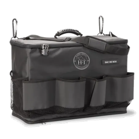 HORSE&TRAVEL – Sac de pansage multi compartiments 4 poches pour le box Pas Cher