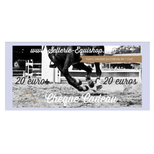 Carte Cadeau 20 EUR EQUISHOP Dernier Modle
