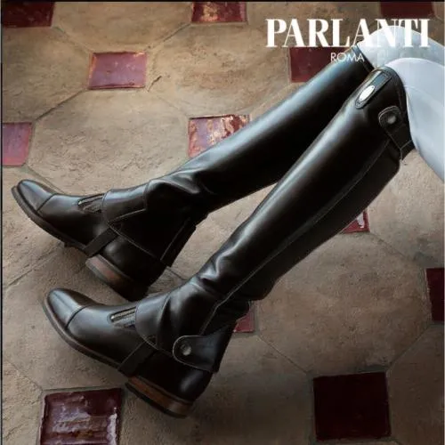 Livraison Gratuite PARLANTI – Mini Chaps Lisses en Cuir Italien XS+
