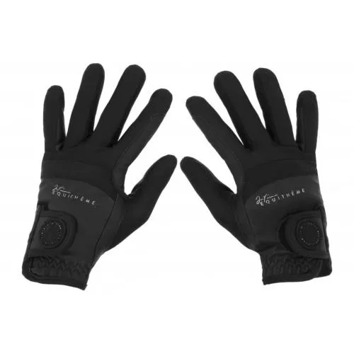 EQUITHEME - Gants quitation lycra effet cuir lintrieur SARAH Dernier Modle