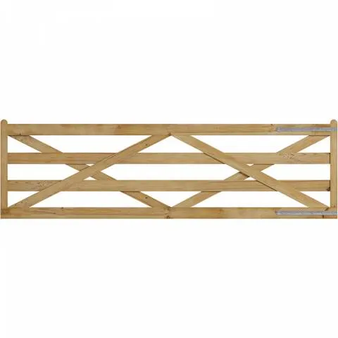 Barrire anglaise ouverture simple - 120 cm - 1,5 m - Bois Prix Choc