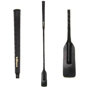 Bon March Cravache Cavalier Poigne Golf et Claquette Large Cuir, WALDHAUSEN