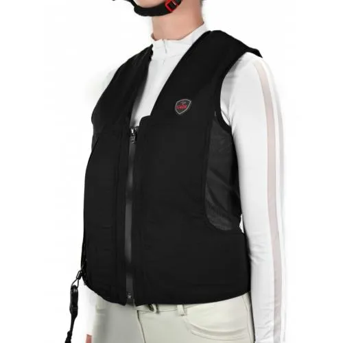 Petit Prix SPARK - Gilet Airbag Cavalier lger et respirant Adulte MANEGE XS NOIR