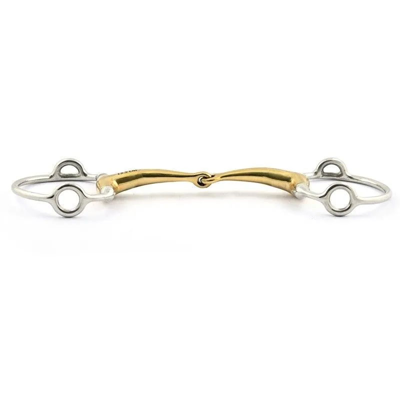 Mors releveur fin grands anneaux JUMPIN - 125MM - GERMAN SILVER - 14MM Prix Rduit