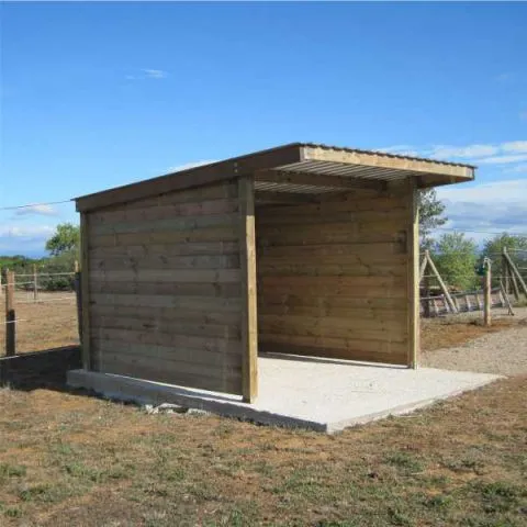 Haute Qualit Abri chevaux Confort 12 m