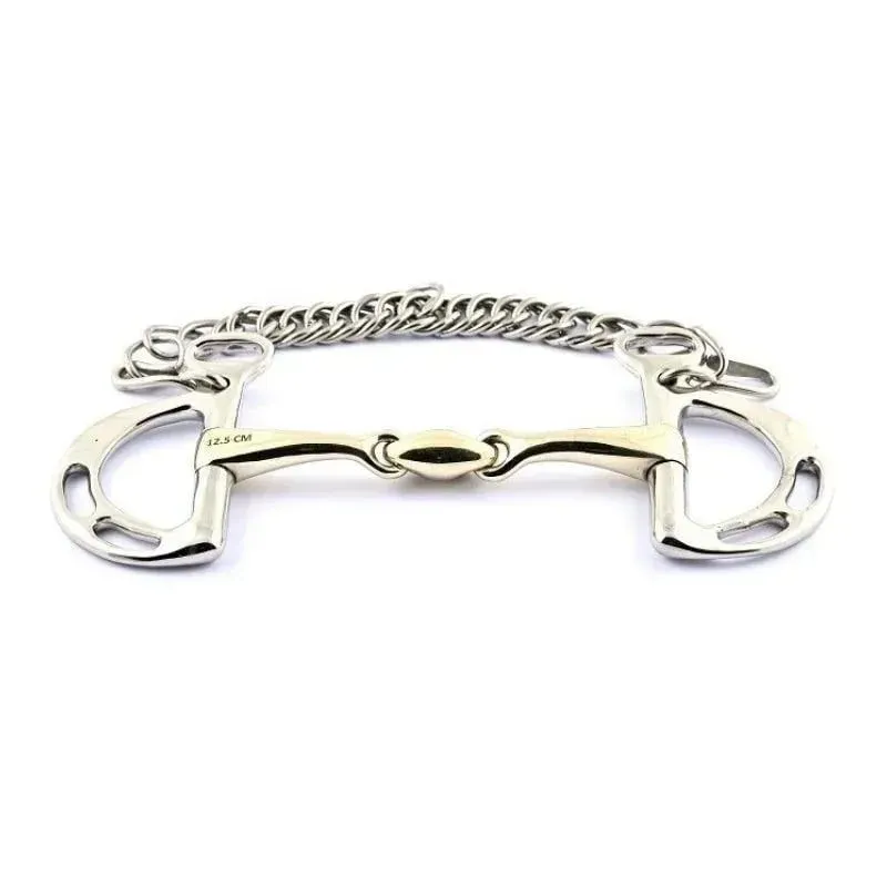 Meilleur Choix Mors Goyo Aga double brisure JUMPIN - 135MM - GERMAN SILVER - 17MM