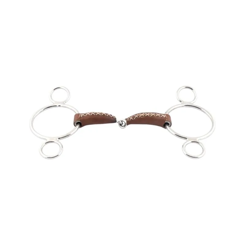 Mors Pessoa recouvert de cuir JUMPIN - 115MM - INOX/CUIR - 18MM Offre Spciale