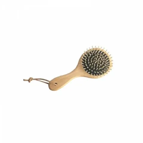 Brosse crins ronde - BORSTIQ FARM - Naturel - Unique Commande En Gros