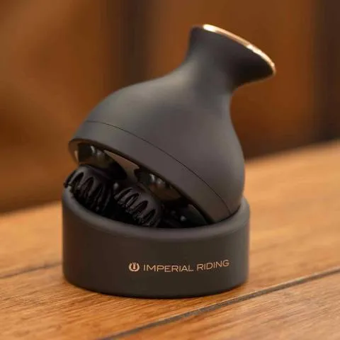 Brosse de massage et relaxation VOLTA - IMPERIAL RIDING - Noir - Unique Haute Qualit