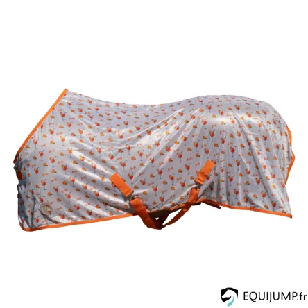 Expdi Aujourdhui Couverture Anti-mouches Splash HKM - ORANGE - 85CM