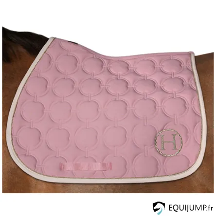 Affaire Saisir Tapis de Selle Wimpel Ambassadeur Harcour - ROSE PALE - DRESSAGE