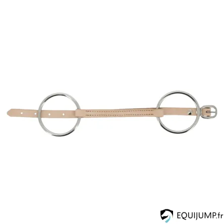 Mors en cuir Plat FEELING - 135MM - CUIR Commander Maintenant