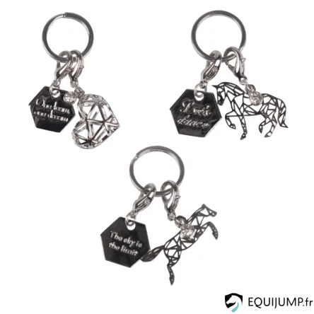 Breloque Bridon Avec Texte QHP - JUMPING Promotion