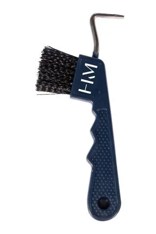 Cure pied avec aimant - HKM - Brosse durable - Noir Soldes