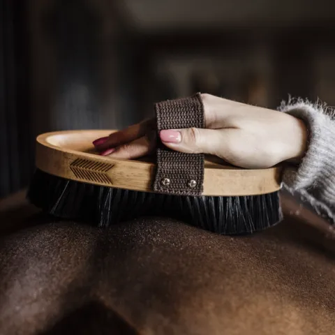 Brosse douce poils durs - Kentucky - Noir - Unique Acheter En Ligne