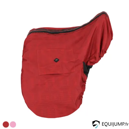 Couvre selle Collection QHP - SUNSET RED - UNIQUE Solde