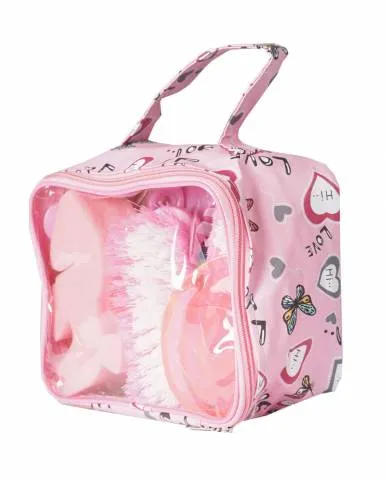 Sac de pansage HEARTS - HORKA - Rose ple - Unique Offre Du Jour