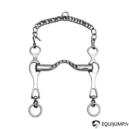 Mors portugais FEELING - 125MM - INOX - 20MM Satisfait Ou Rembours