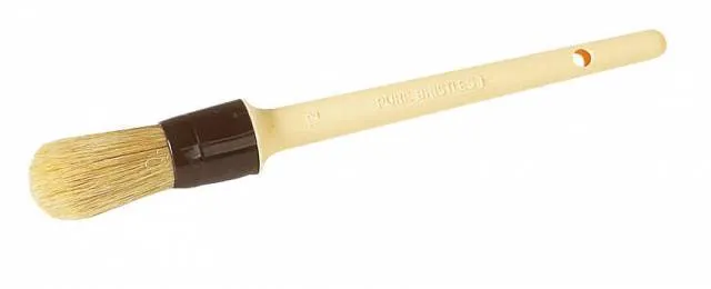 Pinceau pour sabot - Hippotonic - Fibres en soie de porc - Beige Produit De Marque