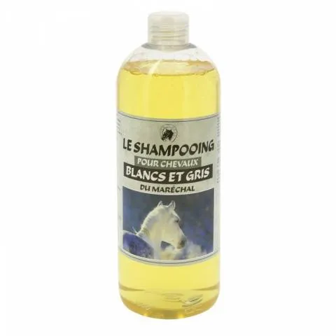 Shampoing djaunissant pour chevaux gris - Du marchal Usine Directe