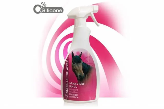 Spray Magic Liss dmlant au monoi 500ml – Horse Of The World – 5 Litres Nouvelle Collection
