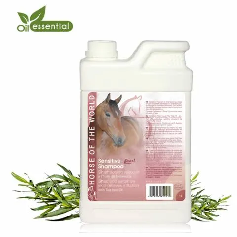 Offre Du Jour Sensitive Pearl, shampoing relaxant  l&rsquo;huile de Mlaleuca – Horse Of The World – 1 litre