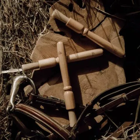 Remise Pinceau pour sabot - Nellumbo - 100% bois - Beige - Unique