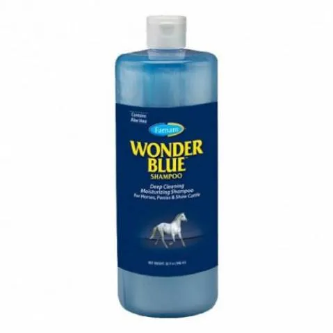 Wonder blue - Shampoing pour chevaux Farnam Prix Choc