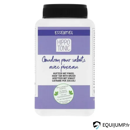Goudron pour sabots HIPPOTONIC avec pinceau - 500ML Prix Cass