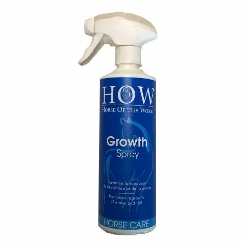 Affaire Saisir Growth Spray, spray qui favorise la repousse du crins - Horse Of The World - 500 ml