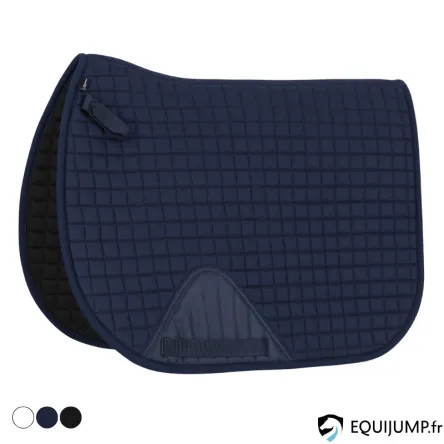 Tapis De Selle Kivah QHP - BLANC - CHEVAL/FULL - OBSTACLE Prix Bas