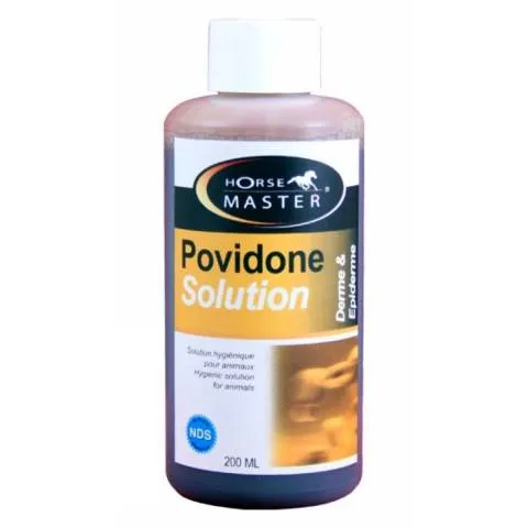 Povidone Solution - Horse Master - Dsinfectant cheval - 200 ml Haute Qualit