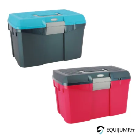 Coffre de pansage HIPPOTONIC - Bicolor - MARINE/TURQUOISE Offre Limite