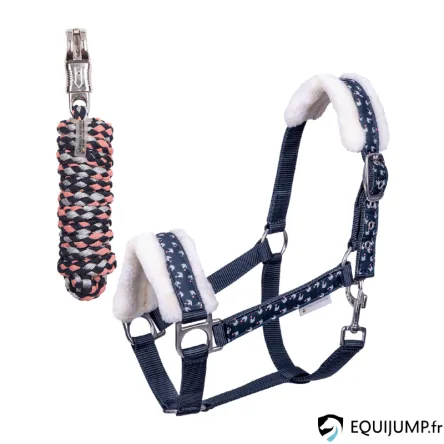 Licol + Longe Lucky Waldhausen - MARINE - COB/PUR-SANG Populaire