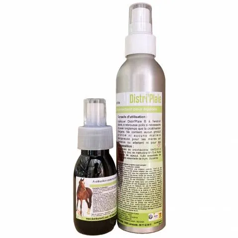 Distri'Plaie B - Dsinfectant pour chevaux - 200 ml Satisfait Ou Rembours