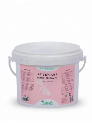 Dernier Modle Argile detox relaxante 2.5kg nutragile
