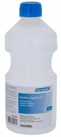 Authentique Solution nbuliser Eau saline Deadsea Liquid 2,5% - Hippomed - 1L