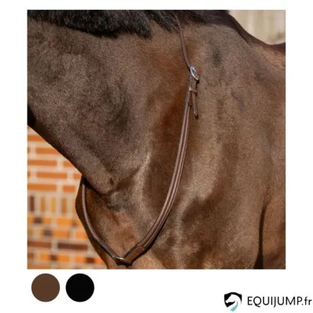 Meilleur Prix Corde Cou Cuir Rond Liberta QHP - PONEY - NOIR