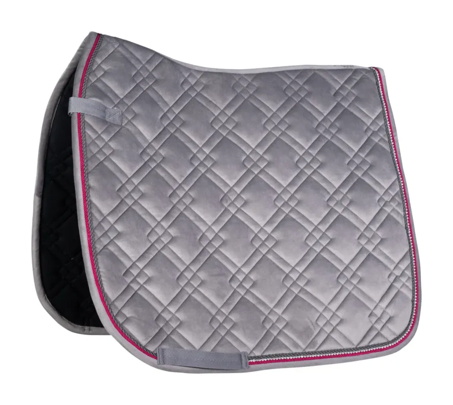 Haute Qualit Tapis Berry HKM - Poney dressage - Gris fonc