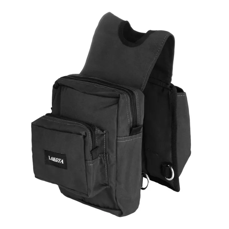 Sac de selle western Lakota pour pommeau - Noir Meilleure Vente