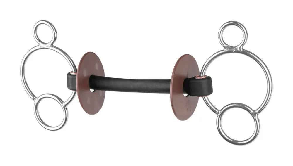 Mors 3 anneaux Beris Pure extra soft - 125 mm - Extra doux Meilleur Prix