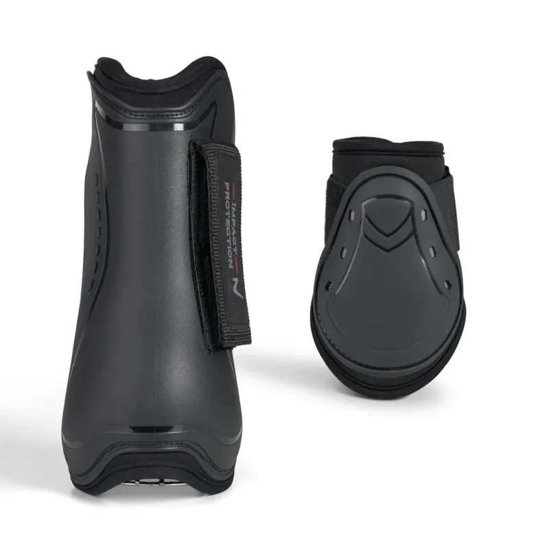Meilleure Vente Gutres et protge-boulets Horze Armour Airflow - Cob - Noir