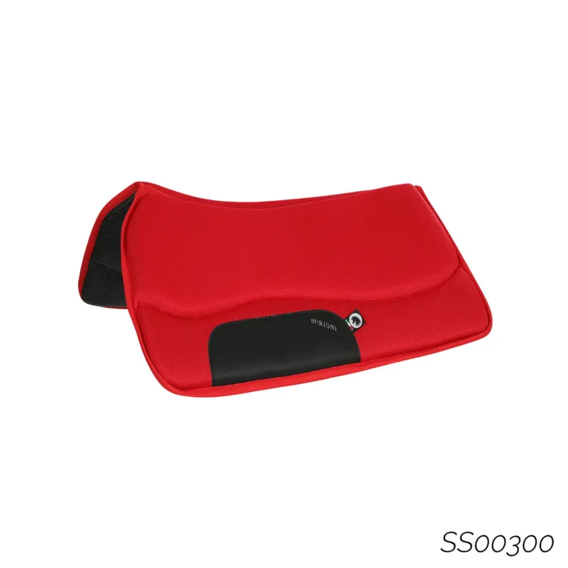 Tapis de selle western Burioni Techno Sympanova - Rouge Pas Cher
