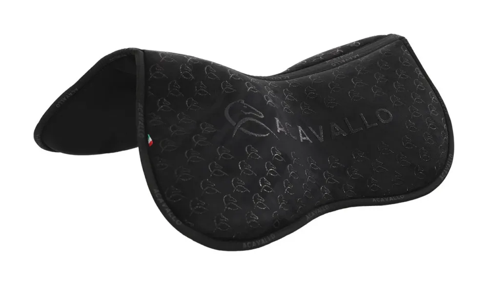 Offre Du Jour Amortisseur MF HPS CW-CS en daim avec grip en silicone plat Acavallo - Taille 3 - Noir