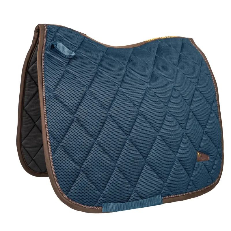 Rduction Tapis De Selle Airflow 3D Mesh Dressage Back on Track - Cheval - Bleu
